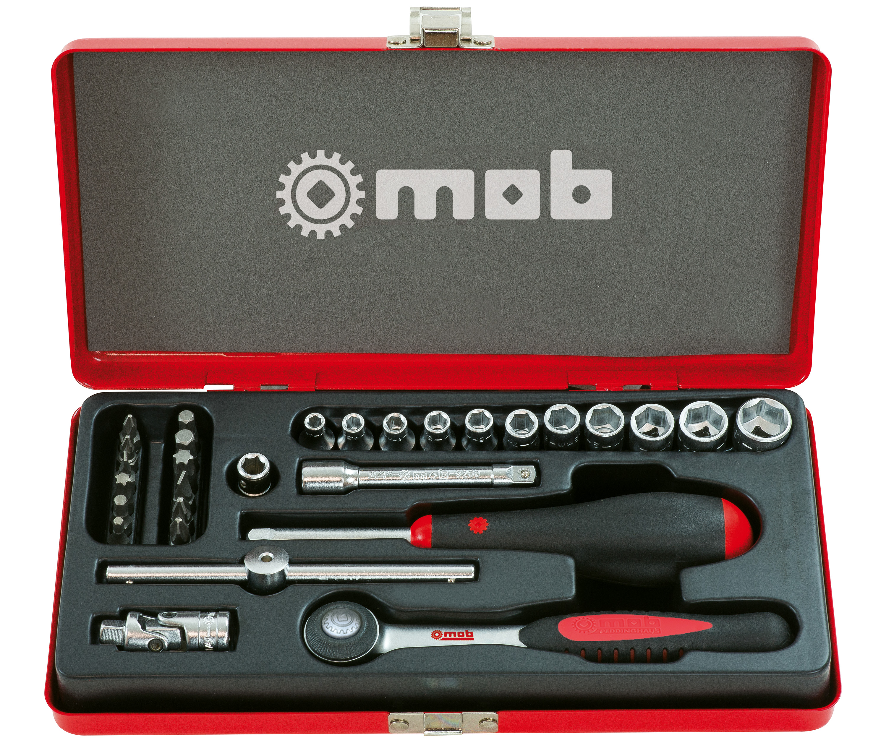 METALBOX - STECKSCHLÜSSELSATZ "1/4"- 29 TEILIG