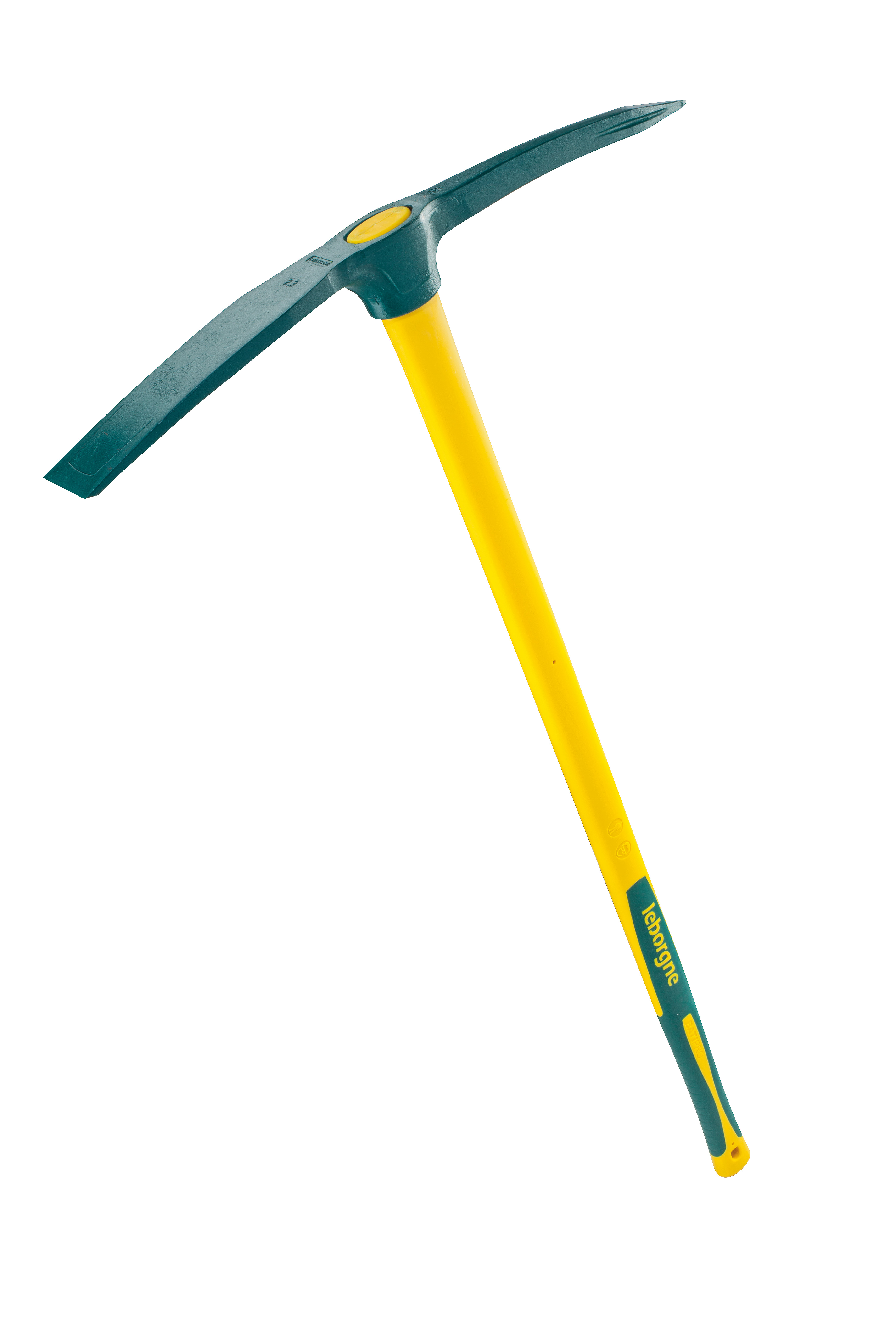 batipro®-Spitzhacke für Erdarbeiten (2,3 kg) mit ovalem Schaft
und ergonomischem Dreikomponentenstiel novamax® (1 m)