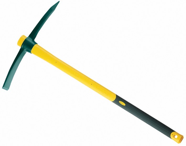 Kreuzhacke Italien (1,5 kg) mit ovalem Schaft Dreikomponentenstiel novagrip®