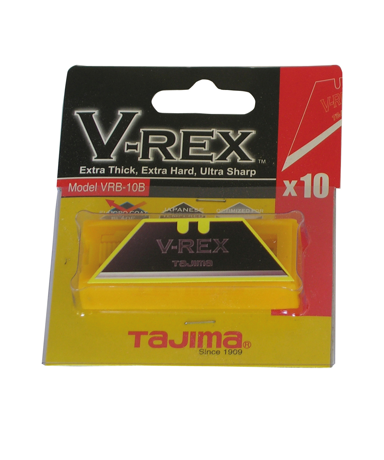 10 LAMES TRAPÈZE POUR COUTEAU TAJIMA® 103308