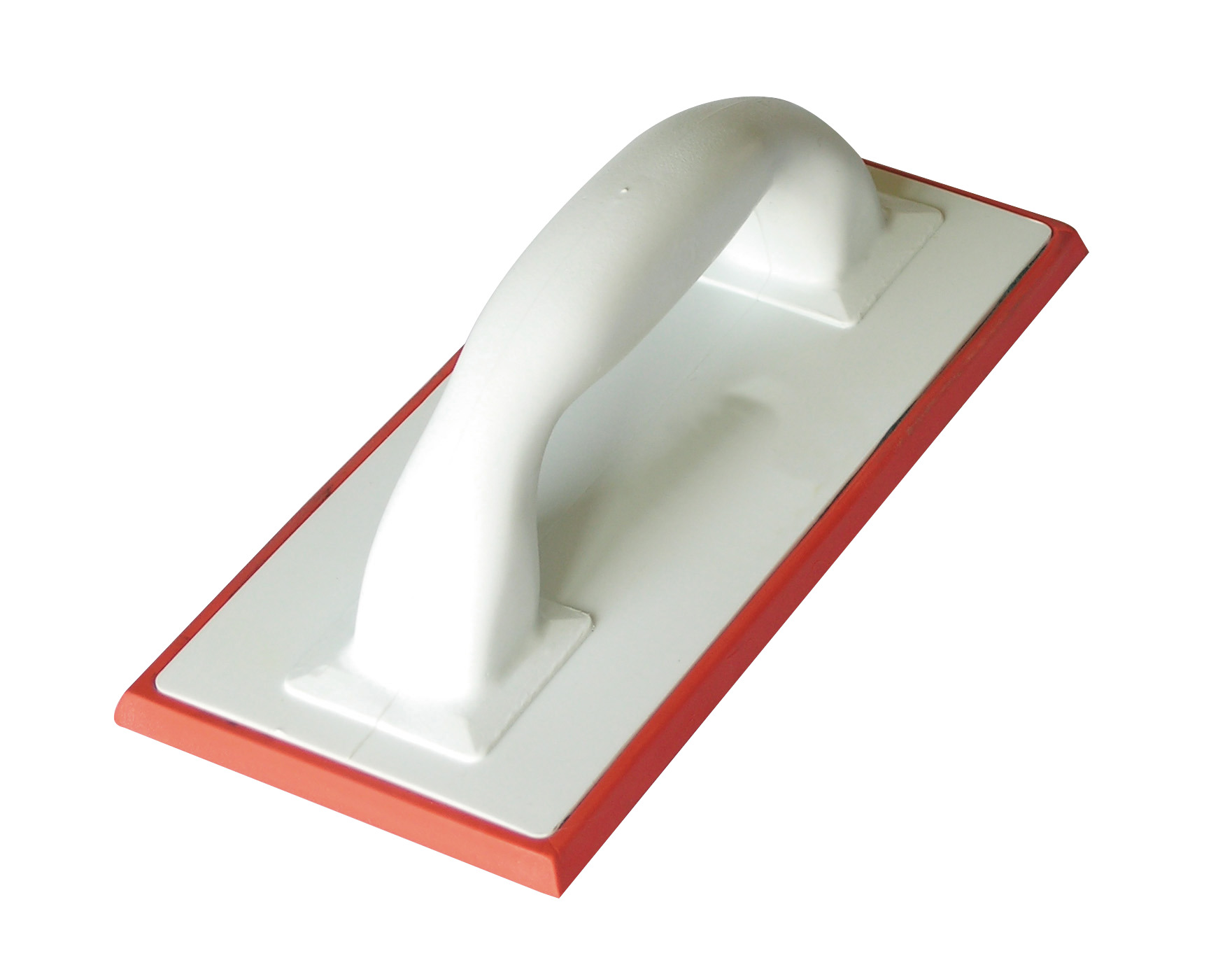 FUGENBRETT MIT GRIFF AUS KUNSTSTOFF - 9 MM KAUSTSCHUK ORANGE - 290 X 140 MM