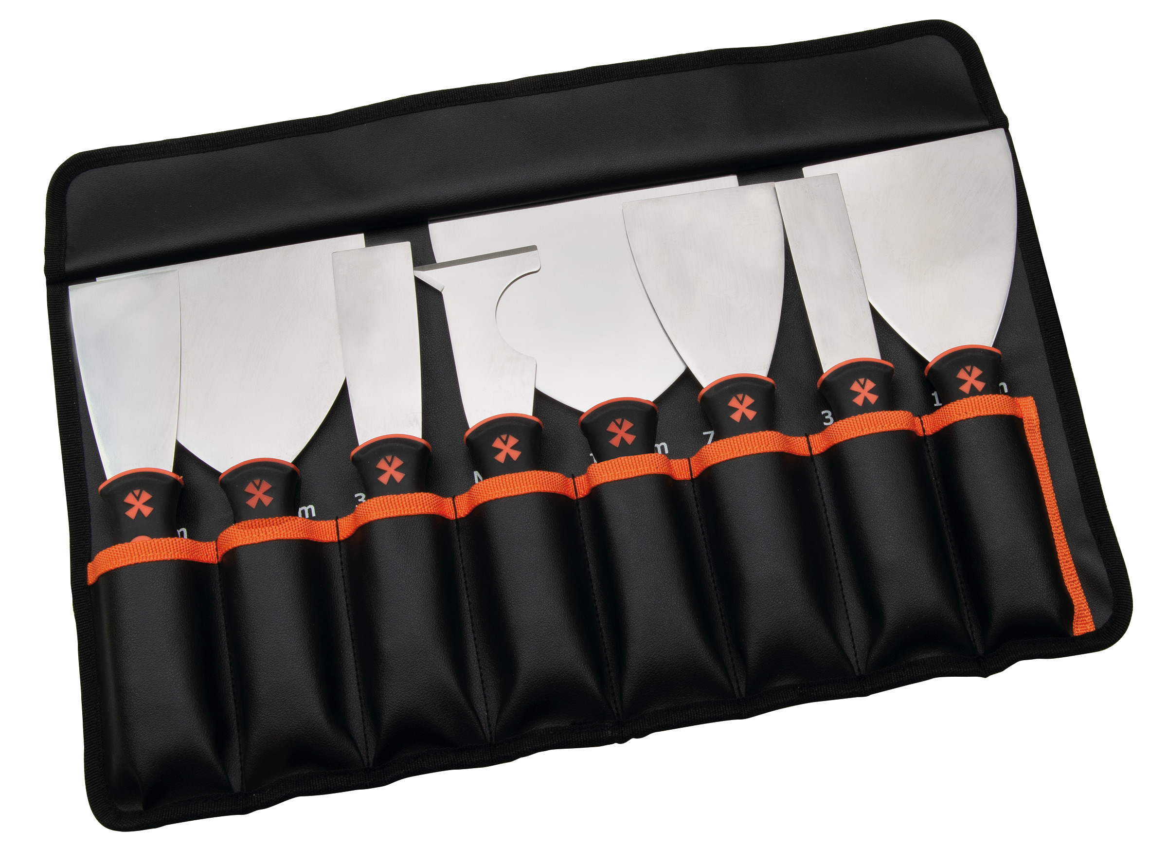 KOFFER 7 SPATEL + 1 MEHRZWECKMESSER