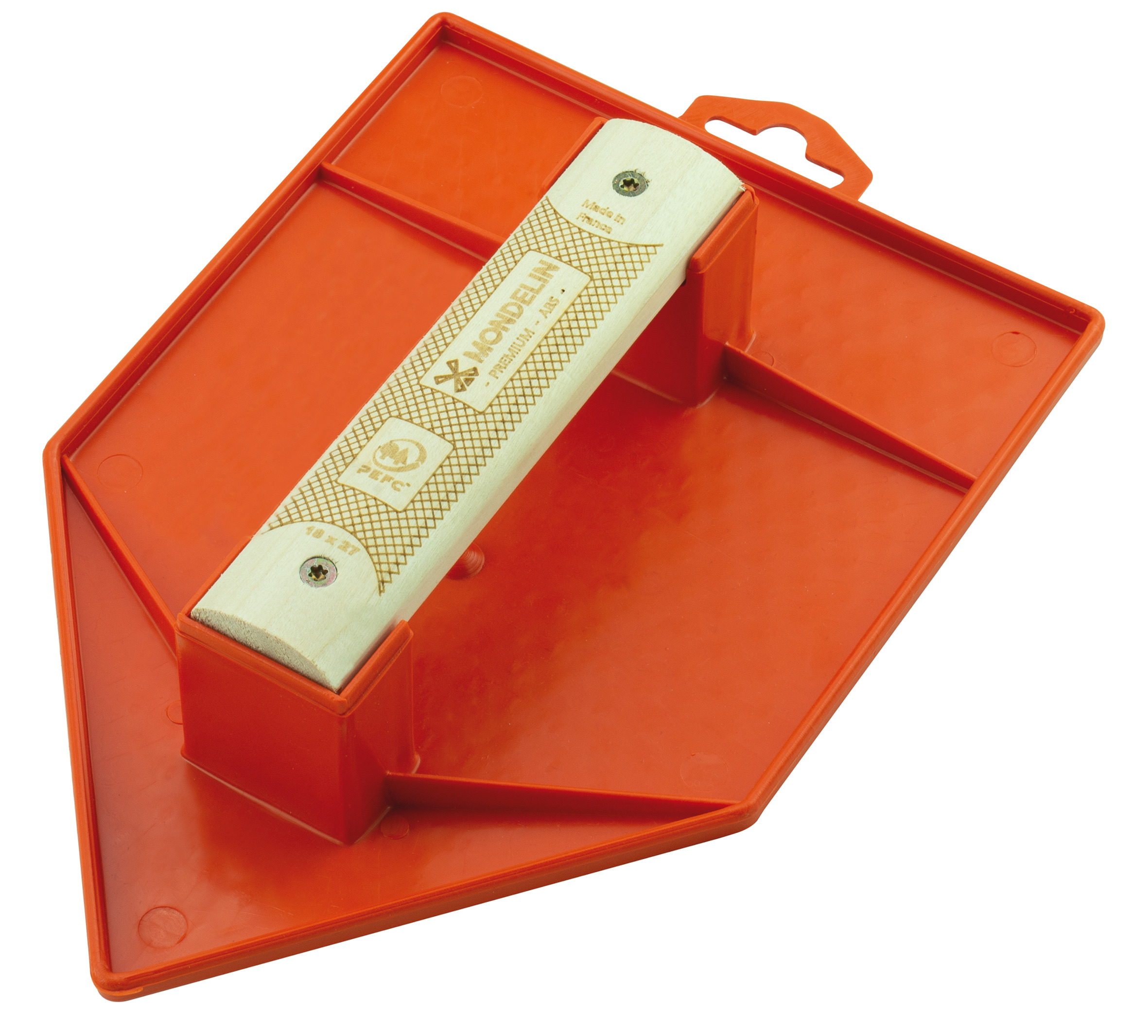 SPITZE KELLE AUS ABS-KUNSTSTOFF MIT HOLZGRIFF