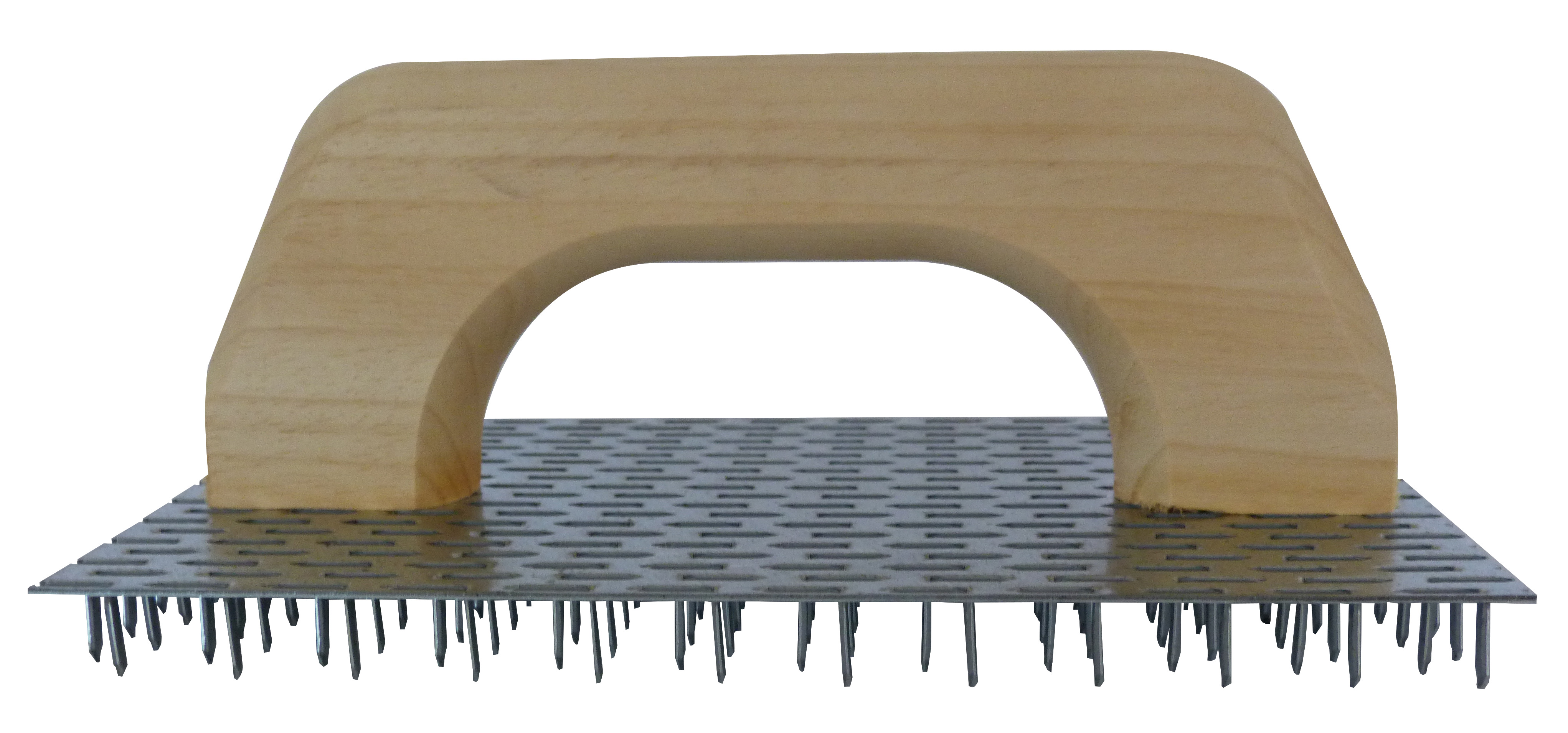 REIBBRETT AUS META- RUNDER HOLZGRIFF