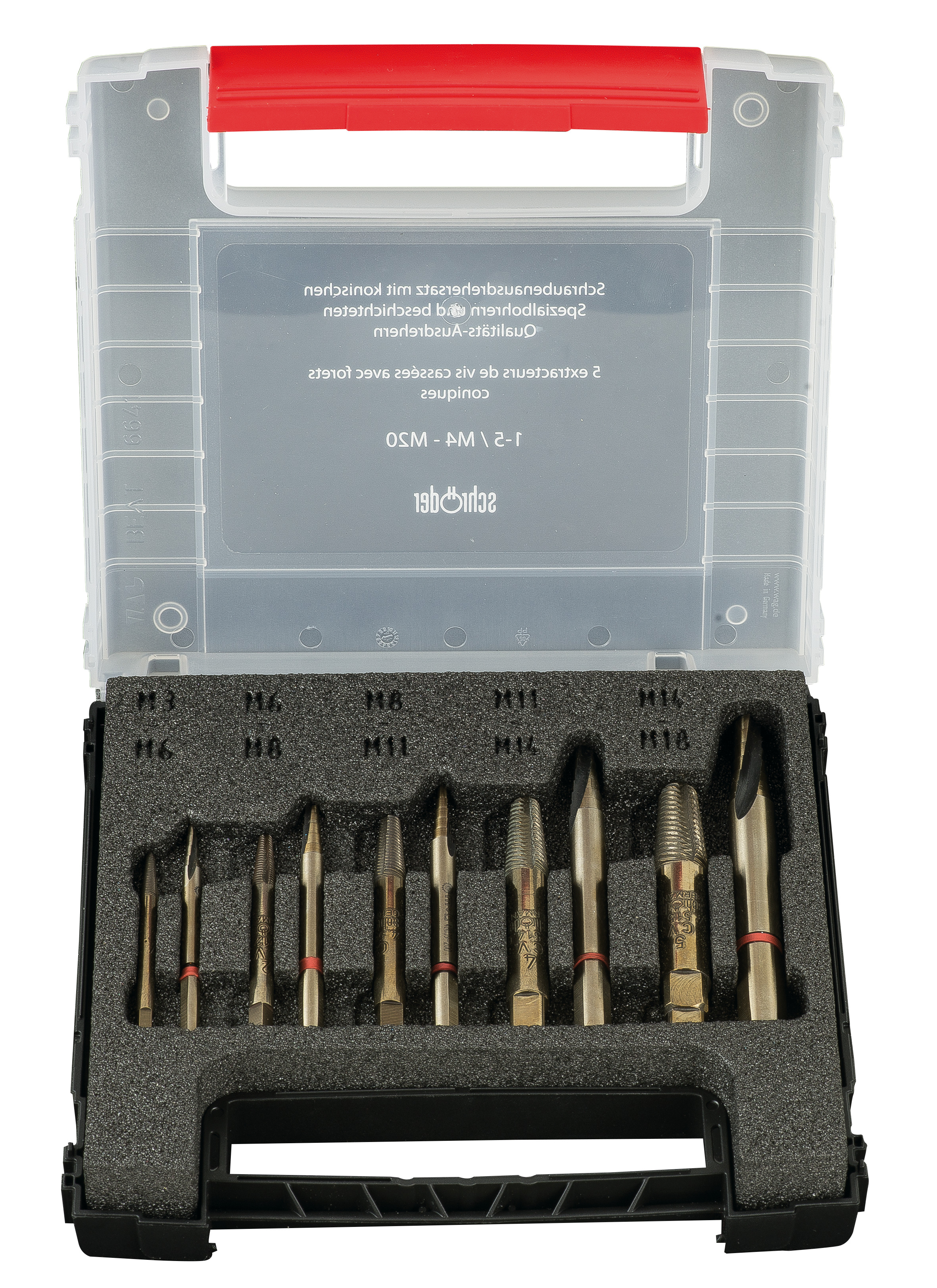 DRILL UND AUSDREHERSATZ, 10-TEILIG