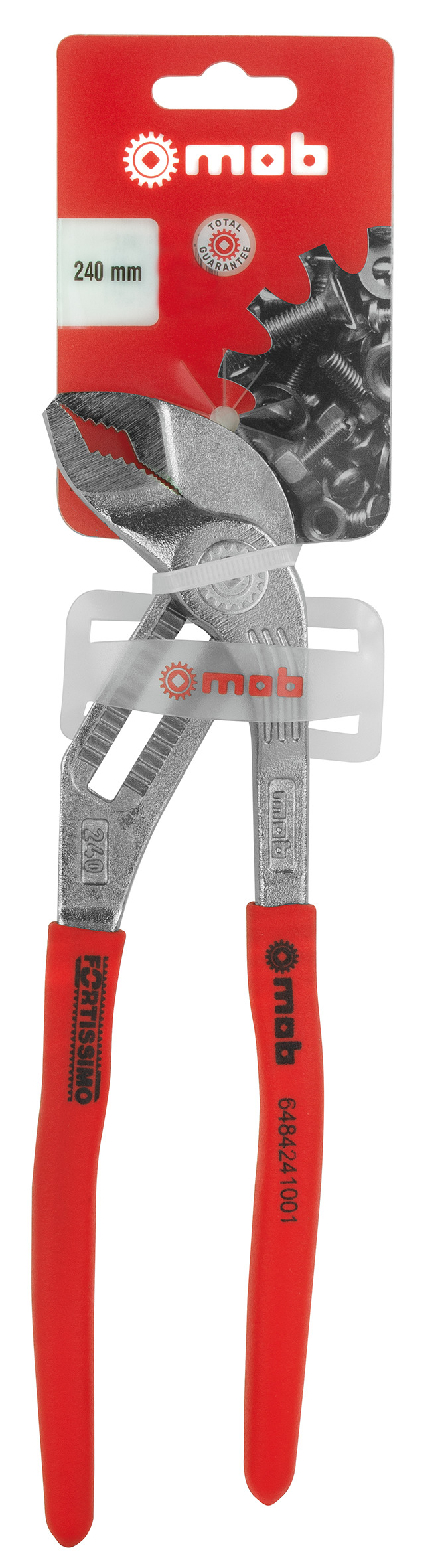 WASSERPUMPENZANGE MIT RATSCHENVERSTELLUNG, AUF BLISTER