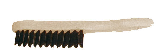 METALLIC BRUSH SCHWARZ GEHÄRTETER RUNDSTAHL