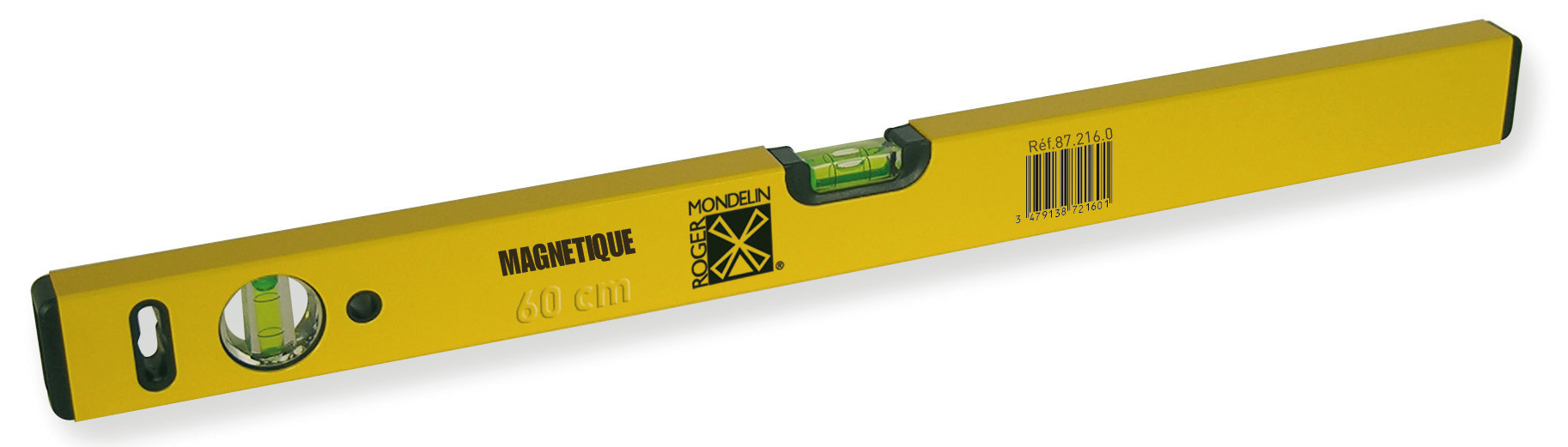 ALUMINIUM WASSERWAAGE MIT 2 LIBELLEN - MAGNETISCH