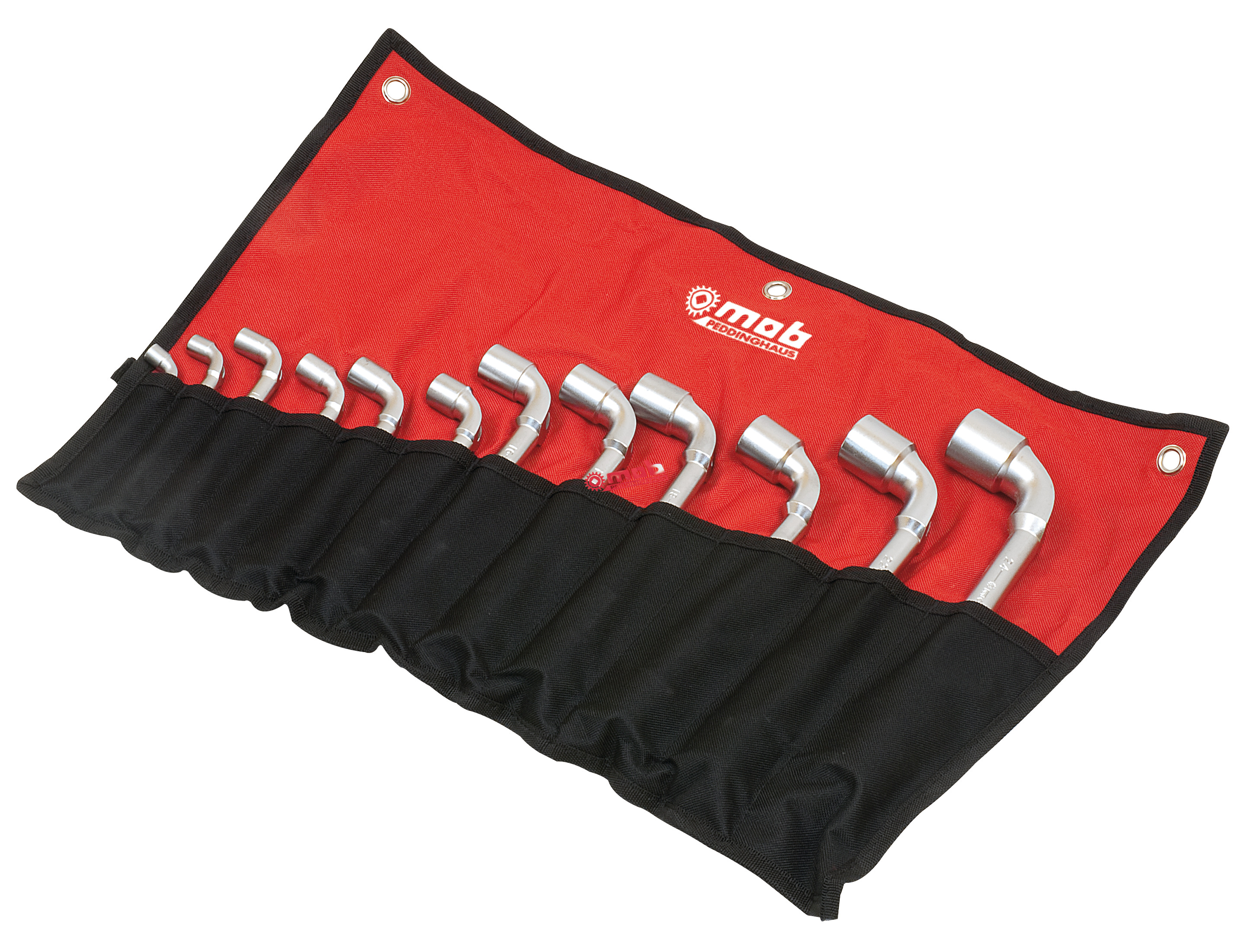 PFEIFENKOPF-SCHLÜSSELSATZ 6X6-KANT, TEXTILTASCHE